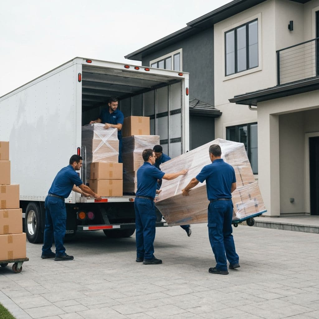 MoveSafe truck on California to Florida moving corridor