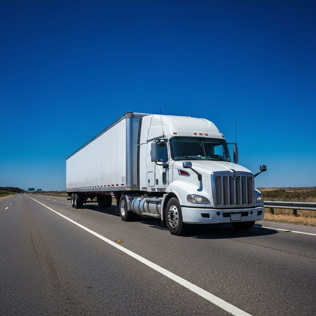 MoveSafe truck on Florida to Texas moving corridor