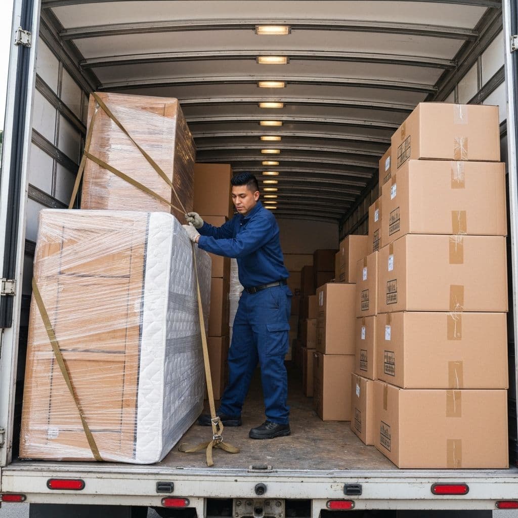 MoveSafe truck on Illinois to Arizona moving corridor